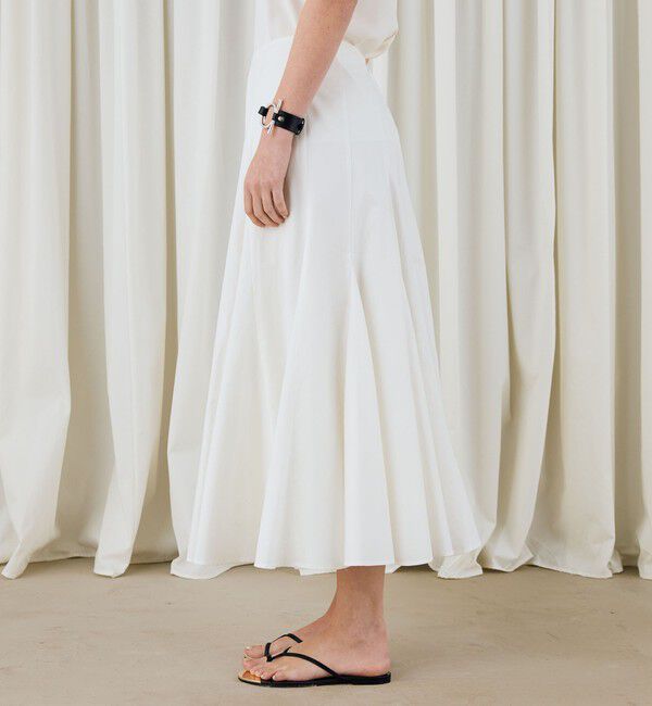 DES PRES「スビンコットンツイル ボリュームスカート」|スカート|