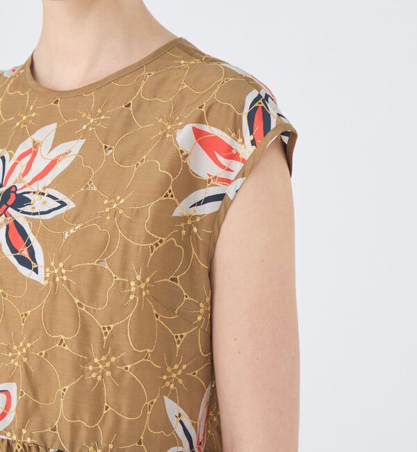 TOMORROWLAND collection「アイレットプルメリア ペプラムブラウス」|シャツ・ブラウス|