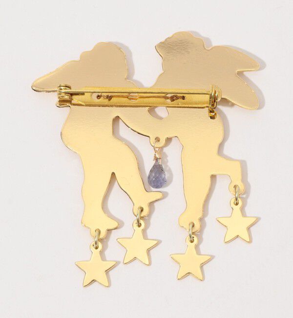 TOMORROWLAND GOODS「MERCEDES SALAZAR TWO ANGELS STARS ブローチ」|ブローチ・コサージュ|