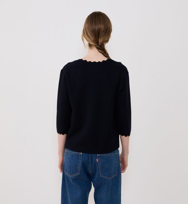 GALERIE VIE「ウーステッドミラノリブ Vネックカーディガン」|カーディガン|