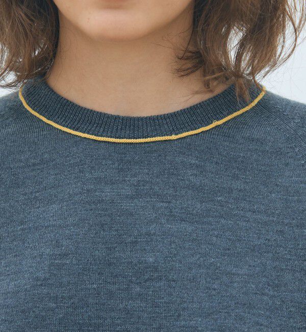 MACPHEE「プレーンウール クルーネックプルオーバー」|ニット・セーター|