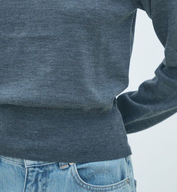 MACPHEE「プレーンウール クルーネックプルオーバー」|ニット・セーター|