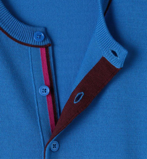 MACPHEE「プレーンウール クルーネックカーディガン」|カーディガン|