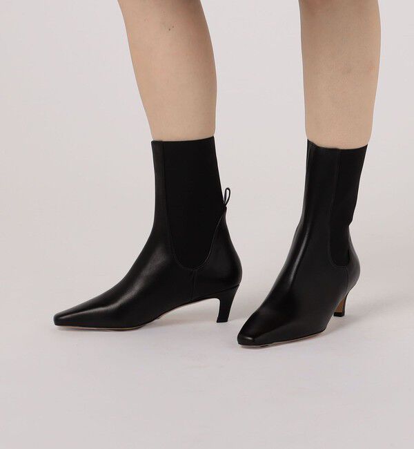 TOMORROWLAND GOODS「NUYOU サイドゴア ミドルブーツ」|ロングブーツ|