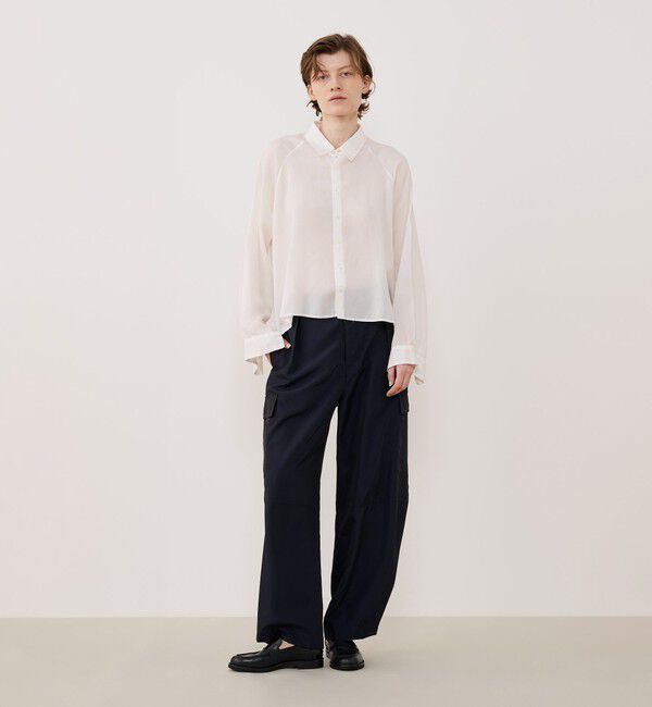 GALERIE VIE「セルロースシルクブロード ドルマンスリーブシャツ」|シャツ・ブラウス|
