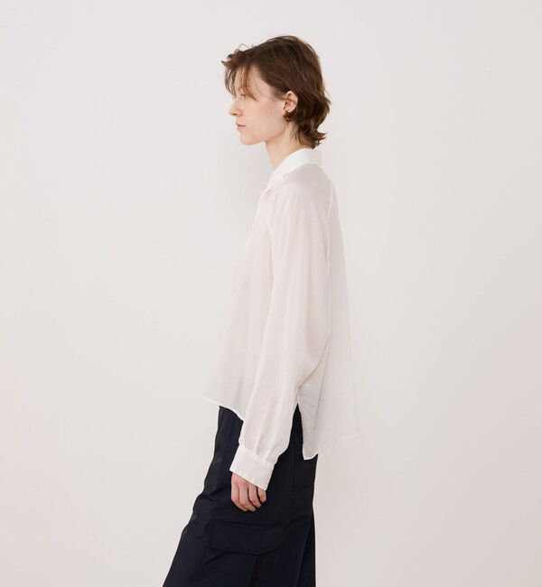 GALERIE VIE「セルロースシルクブロード ドルマンスリーブシャツ」|シャツ・ブラウス|