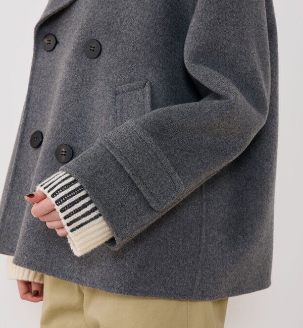GALERIE VIE「ウールカシミヤダブルフェイス Pコート」|ピーコート|