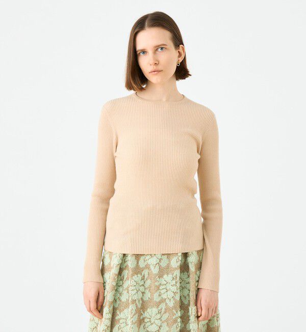 Ballsey「ストレッチカシミヤ ボールネックプルオーバー」|ニット・セーター|