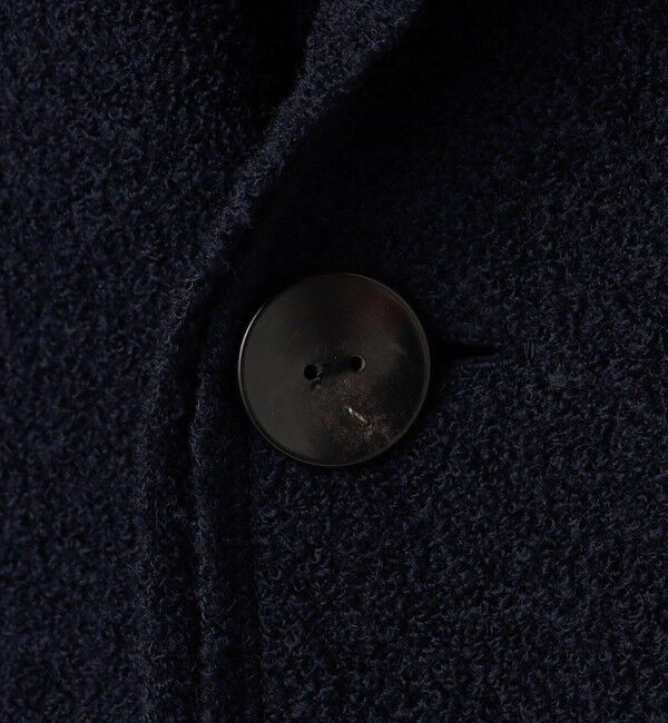 GALERIE VIE「ファインブークレー オーバージャケット」|ノーカラージャケット|