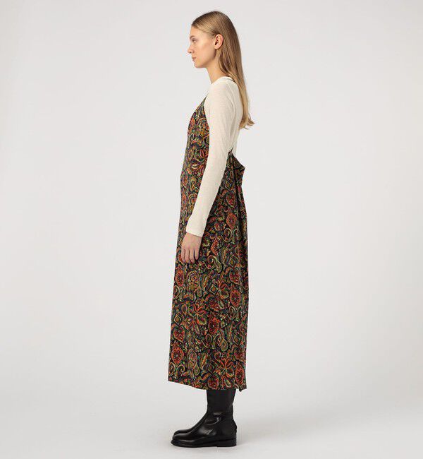 SOULEIADO「キュプラレーヨンジャカード キャミソールワンピース」|ワンピース|