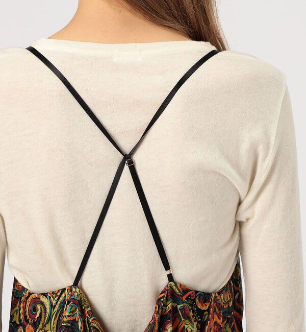 SOULEIADO「キュプラレーヨンジャカード キャミソールワンピース」|ワンピース|