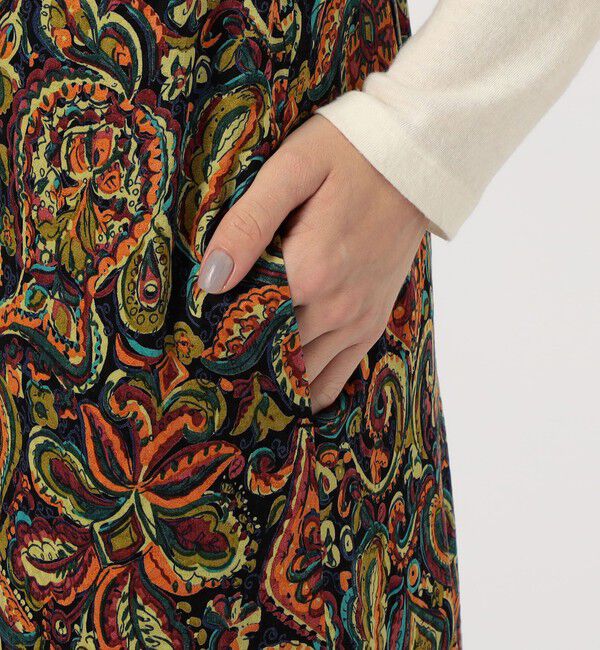 SOULEIADO「キュプラレーヨンジャカード キャミソールワンピース」|ワンピース|