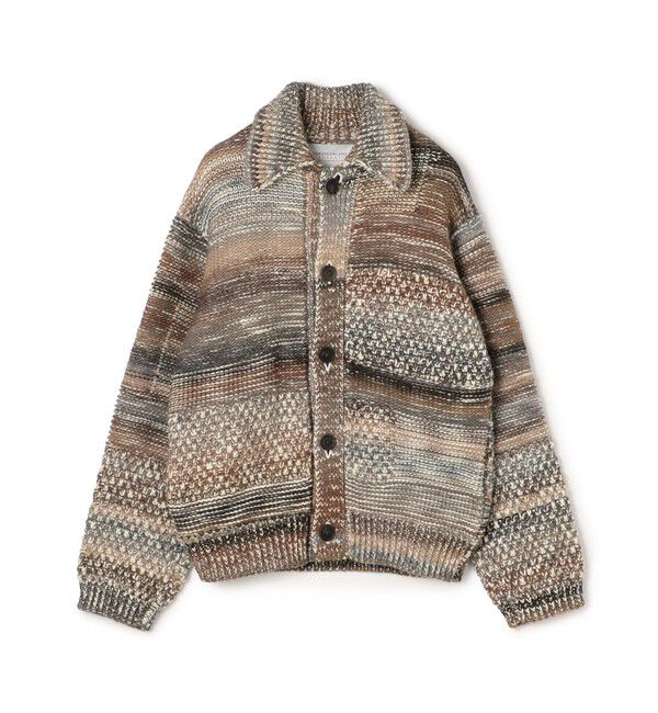 TOMORROWLAND MENS「TOMORROWLAND tricot ウール アクリル ニットブルゾン」|ニット・セーター|46 ブラウン系