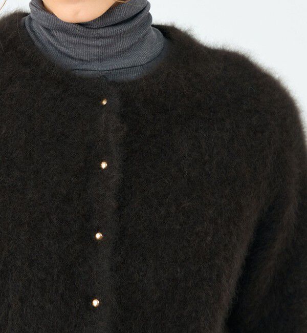Ballsey「フラッフィーヤーン クルーネックカーディガン」|カーディガン|