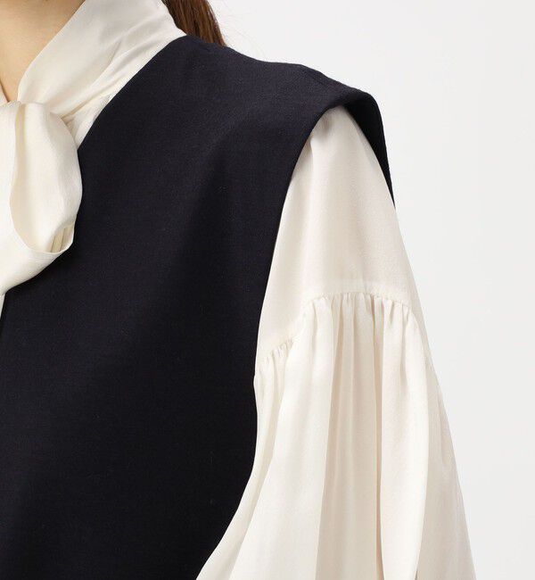 Ballsey「ウールスムース Vネックベスト」|ベスト・ジレ|