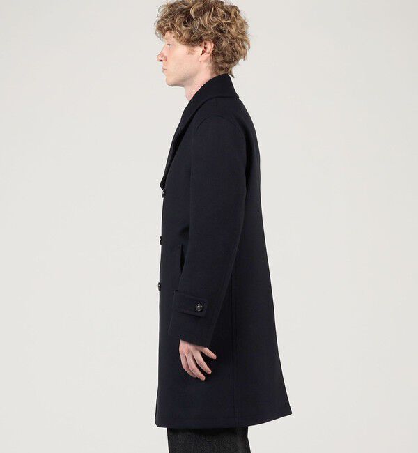 TOMORROWLAND MENS「ウールカシミヤ ダブルブレステッド 6B Pコート」|ピーコート|