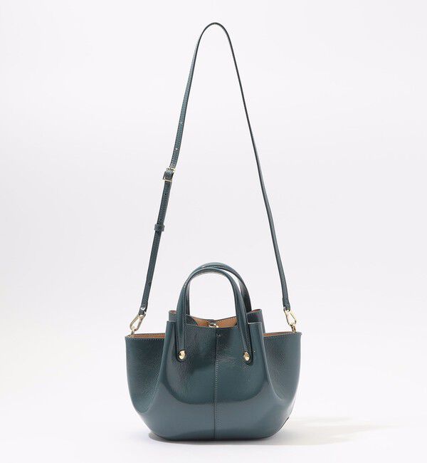 TOMORROWLAND GOODS「Atelier TOMORROWLAND SHELL MINI エナメルバッグ」|ハンドバッグ|