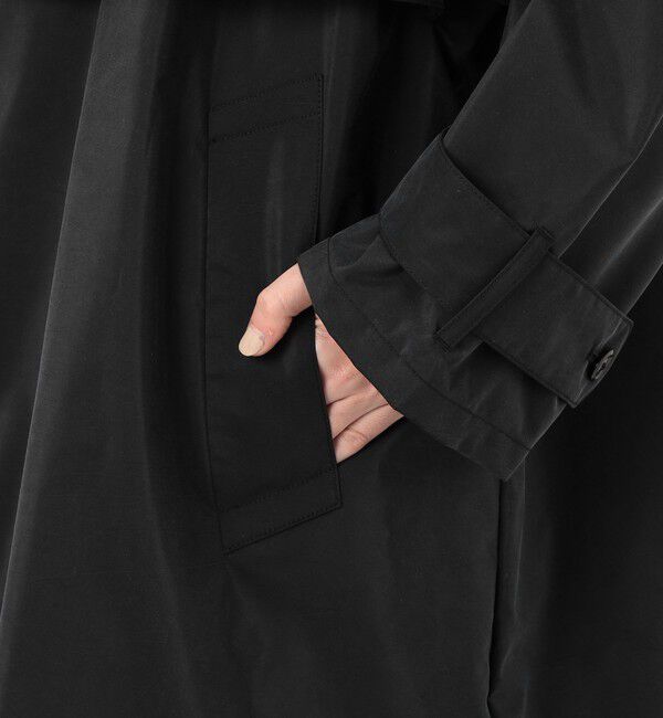 TOMORROWLAND GOODS「HAVERSACK Silkcoating バルカラーコート」|ステンカラーコート|