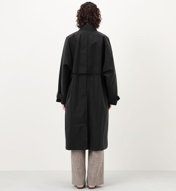 TOMORROWLAND GOODS「HAVERSACK Silkcoating バルカラーコート」|ステンカラーコート|