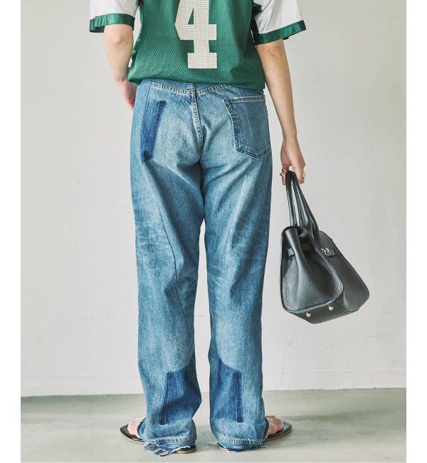  「アップサイドダウンフレアデニムパンツ」|デニム|