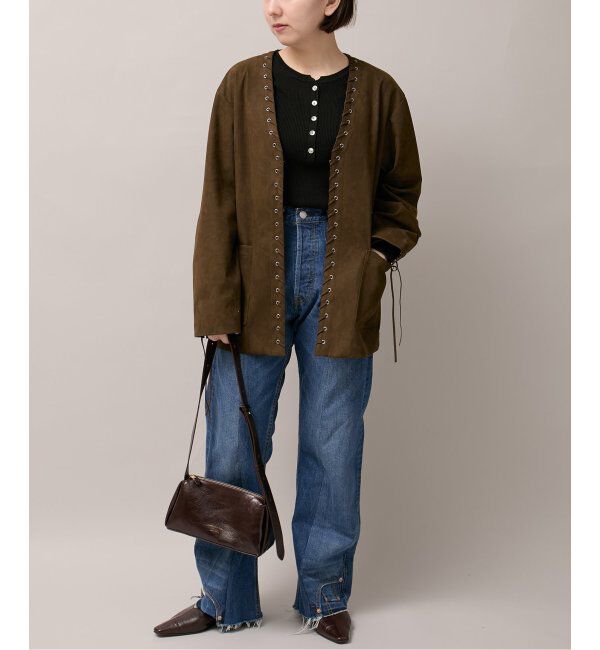  「アップサイドダウンフレアデニムパンツ」|デニム|