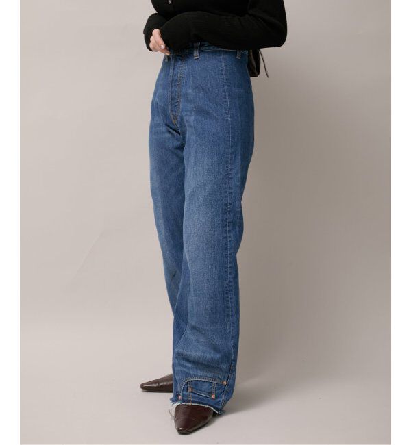  「アップサイドダウンフレアデニムパンツ」|デニム|