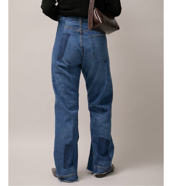  「アップサイドダウンフレアデニムパンツ」|デニム|