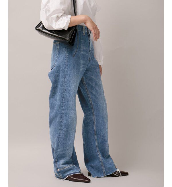 「アップサイドダウンフレアデニムパンツ」|デニム|
