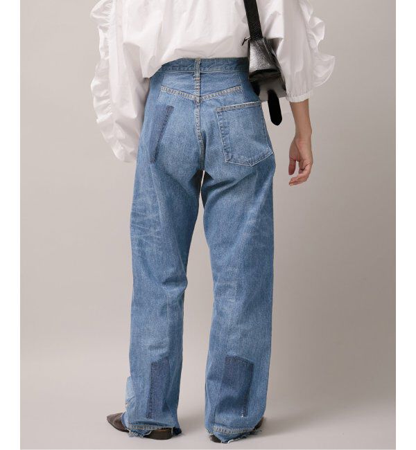  「アップサイドダウンフレアデニムパンツ」|デニム|