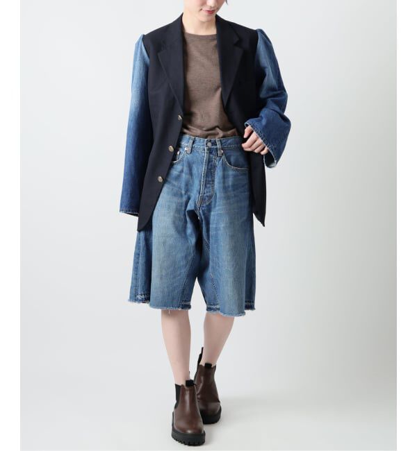  「ワイドデニムショートパンツ」|その他|