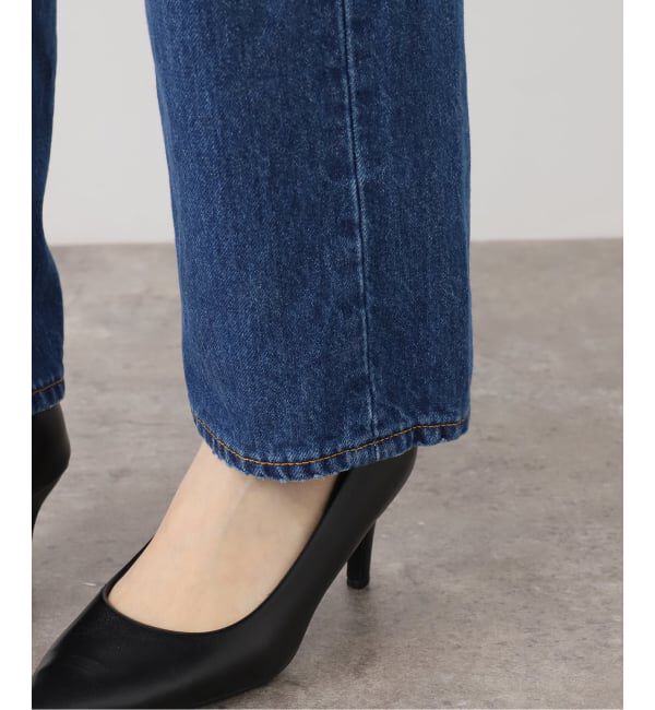  「ベルテッドデニムパンツ」|デニム|