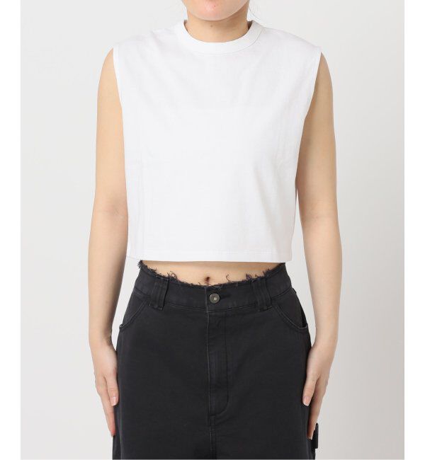  「[THE MOOD] ノースリーブショートTEE」|Tシャツ・カットソー|