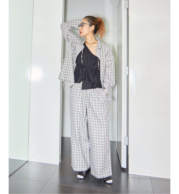  「BASERANGE 別注LINBER パンツ」|スラックス|