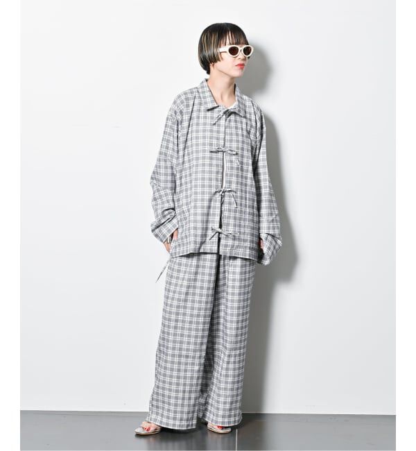  「BASERANGE 別注LINBER パンツ」|スラックス|