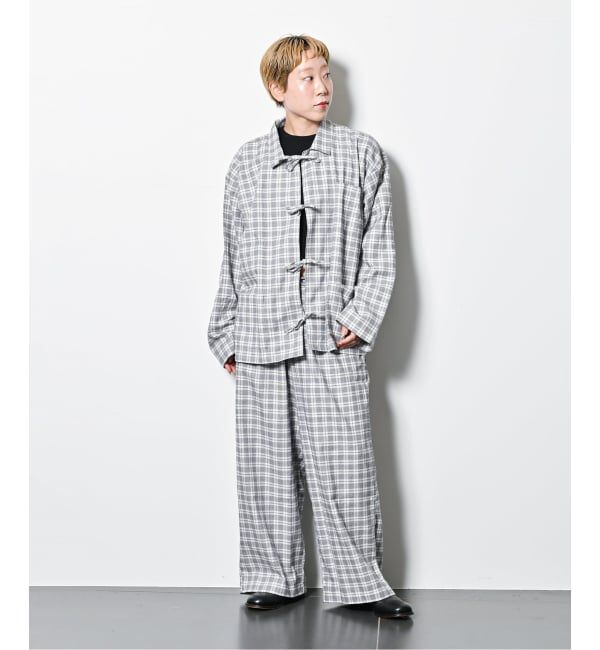  「BASERANGE 別注LINBER パンツ」|スラックス|