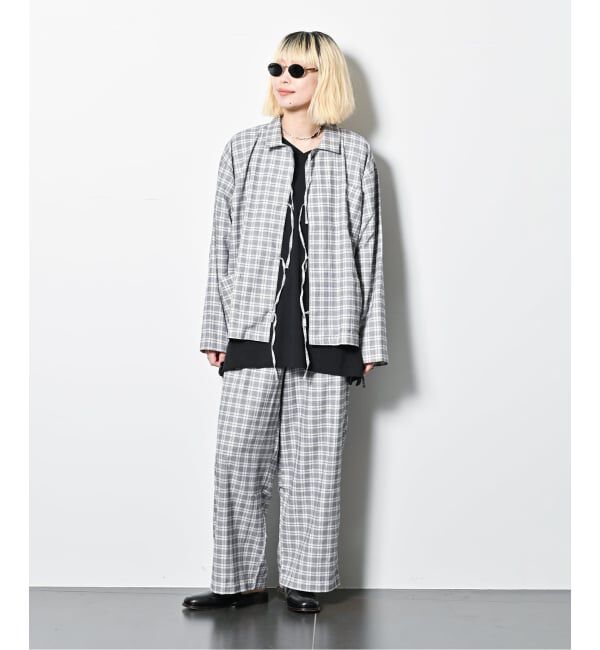  「BASERANGE 別注LINBER パンツ」|スラックス|