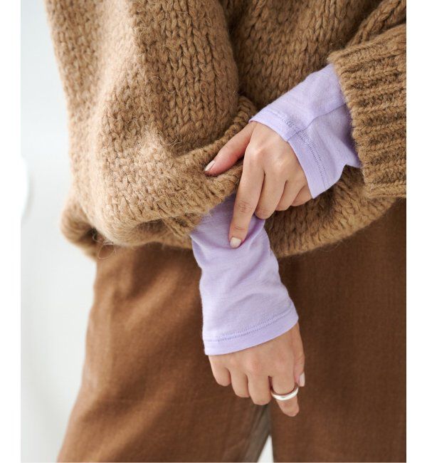 EMILYWEEK「スーパーウール クルーネックシアープルオーバー」|Tシャツ・カットソー|