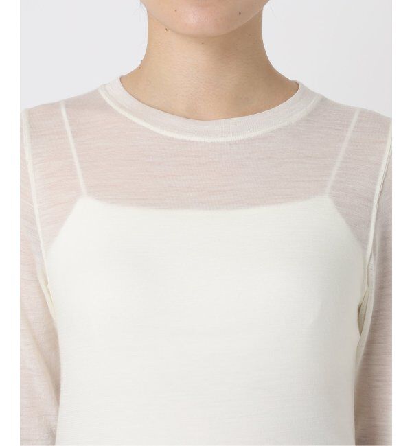 EMILYWEEK「スーパーウール クルーネックシアープルオーバー」|Tシャツ・カットソー|
