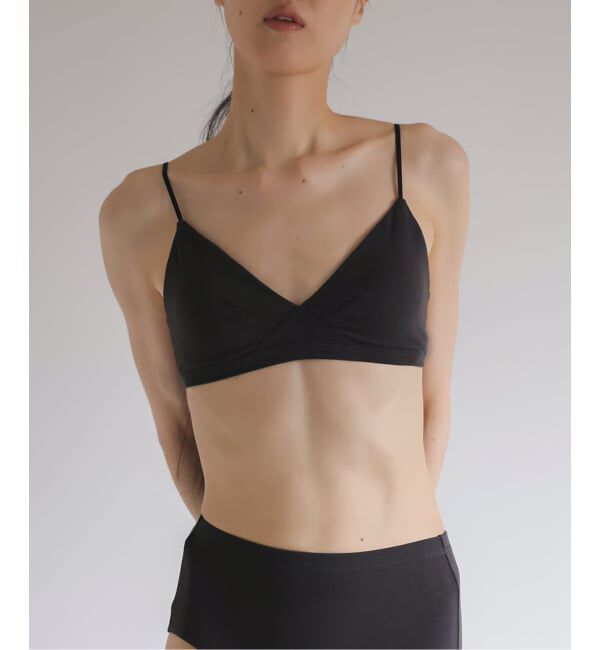 EMILYWEEK「【RESET】オーガニックコットン混 ブラ（グレー）」|インナー|グレー