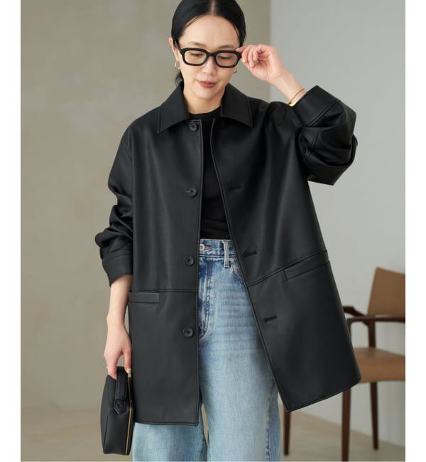 Plage「Leather Like Car コート」|その他|