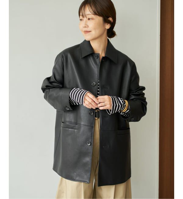 Plage「Leather Like Car コート」|その他|
