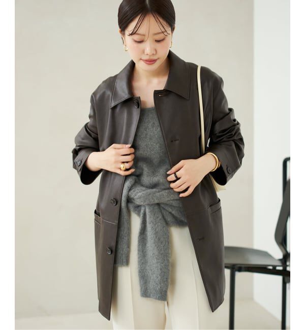 Plage「Leather Like Car コート」|その他|