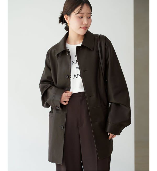 Plage「Leather Like Car コート」|その他|