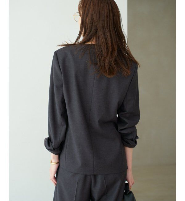 Plage「WO SE SH ジャケット」|ノーカラージャケット|