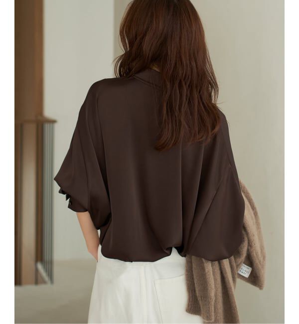 Plage「dull satin dolman ブラウス」|シャツ・ブラウス|