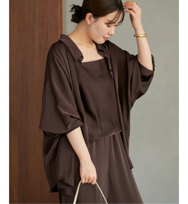 Plage「dull satin dolman ブラウス」|シャツ・ブラウス|