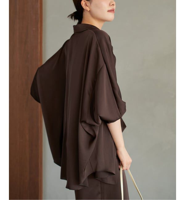 Plage「dull satin dolman ブラウス」|シャツ・ブラウス|