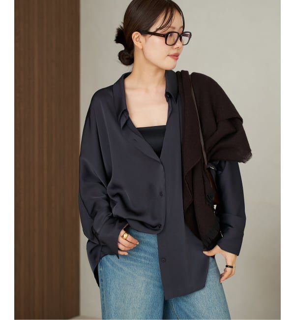 Plage「dull satin dolman ブラウス」|シャツ・ブラウス|
