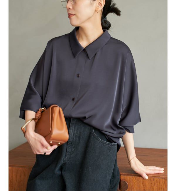 Plage「dull satin dolman ブラウス」|シャツ・ブラウス|