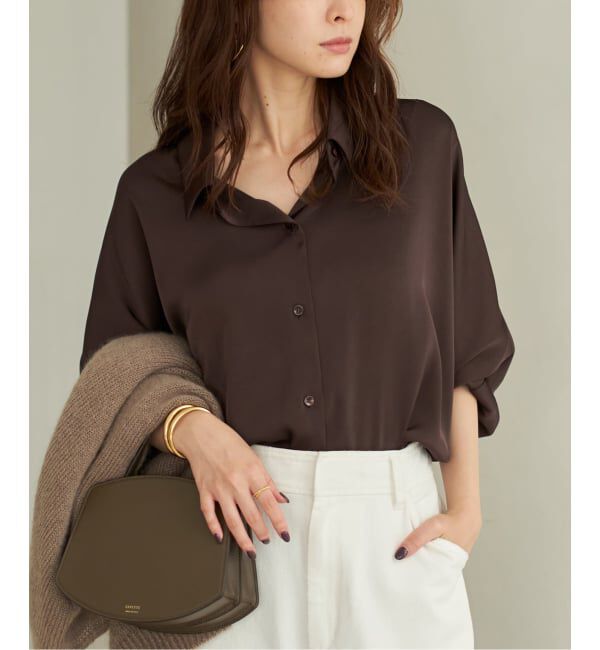 Plage「dull satin dolman ブラウス」|シャツ・ブラウス|